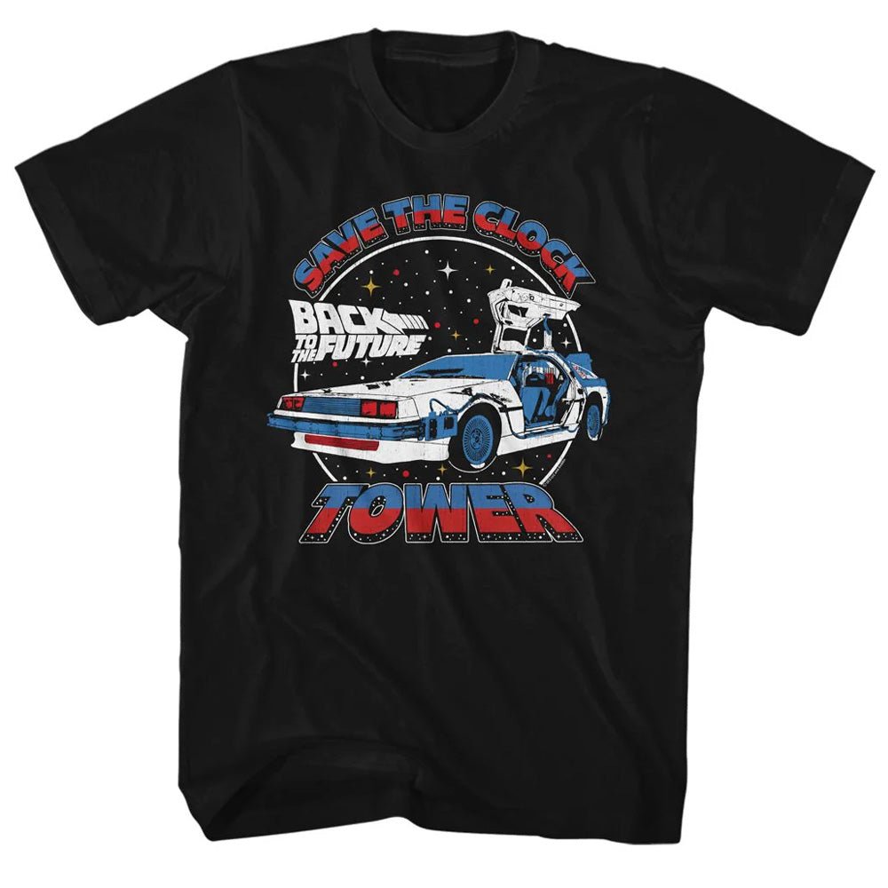 BACK TO THE FUTURE バックトゥザフューチャー (劇場公開 40周年 ) - CLOCK TOWER SPLIT / Tシャツ / メンズ - PGS